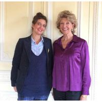 La productrice Judith Chaine et la soprano Felicity Lott, novembre 2016.