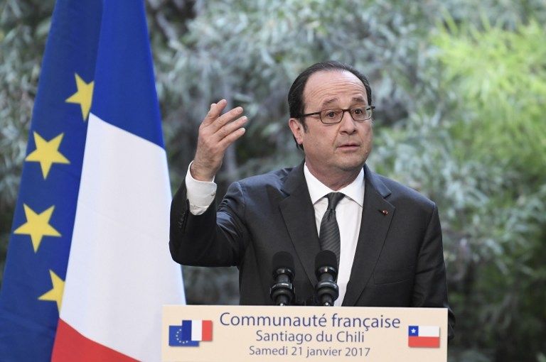 François Hollande, janvier 2017
