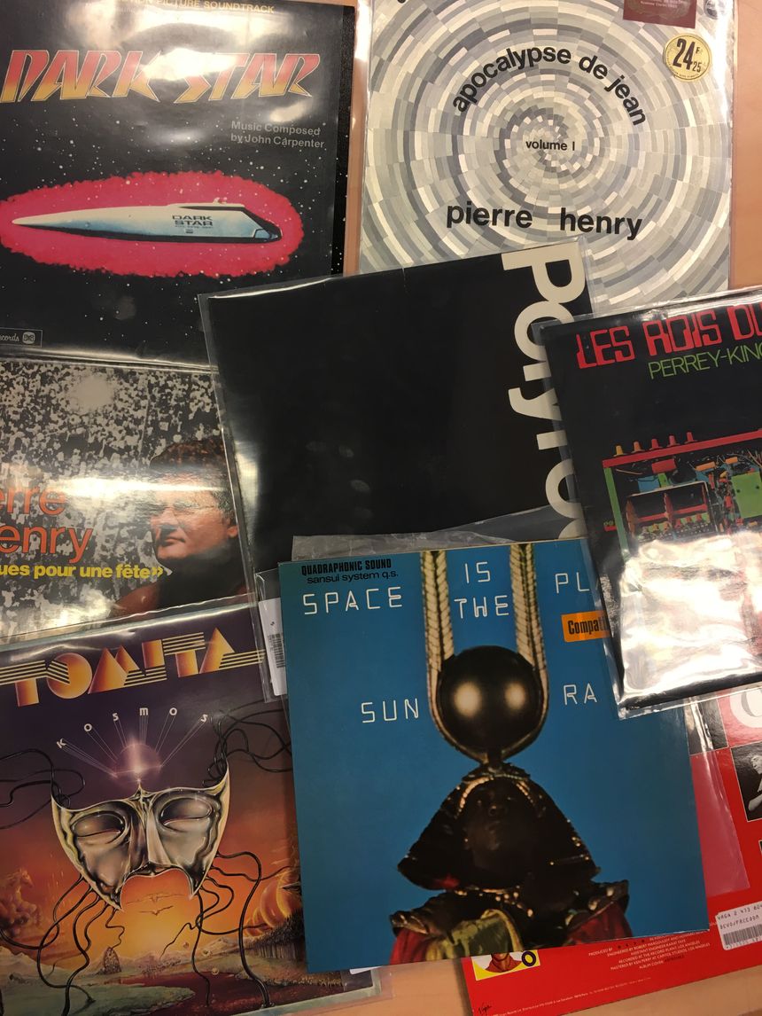 Choix musical de Mr. Oizo dans les archives vinyles de Radiofrance
