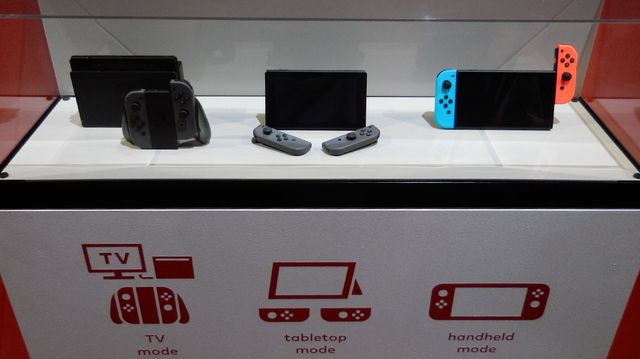 Les trois modes de jeu de la Nintendo Switch