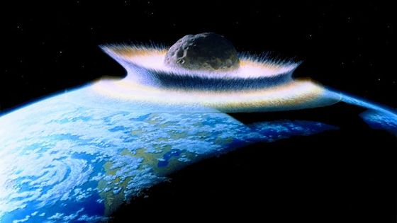 La collision d'un astéroïde avec la Terre - Creative Commons