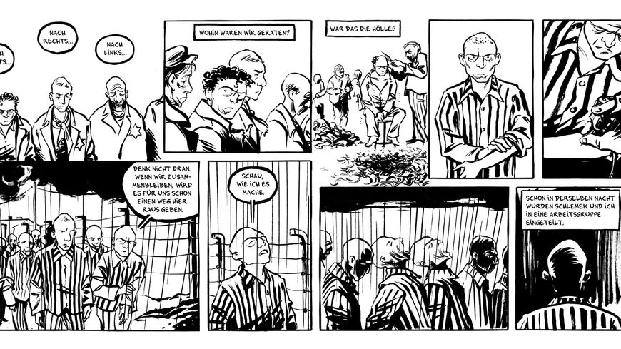 "Le boxeur", de Reinhard Kleist (dessinateur, scénariste), Mémorial de la Shoah.