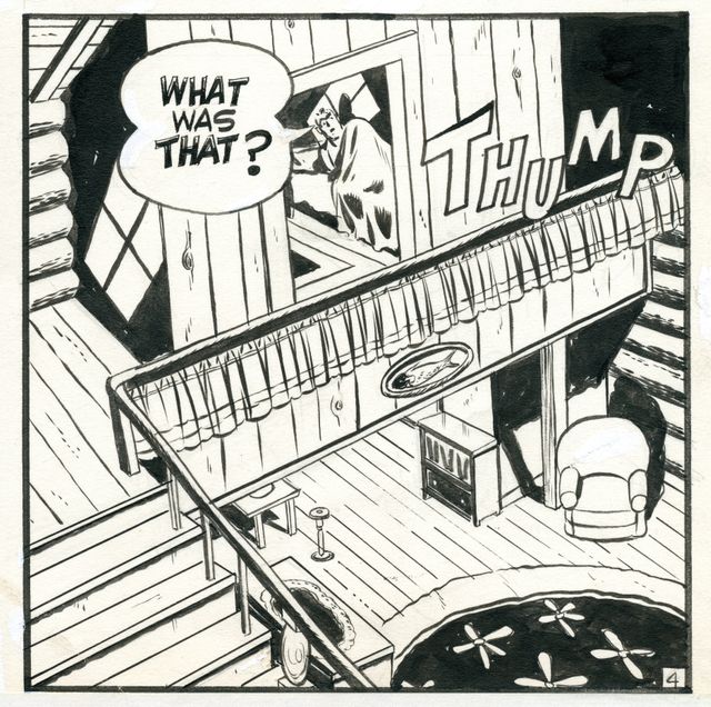 Une case extraite de "The Spirit" de Will Eisner