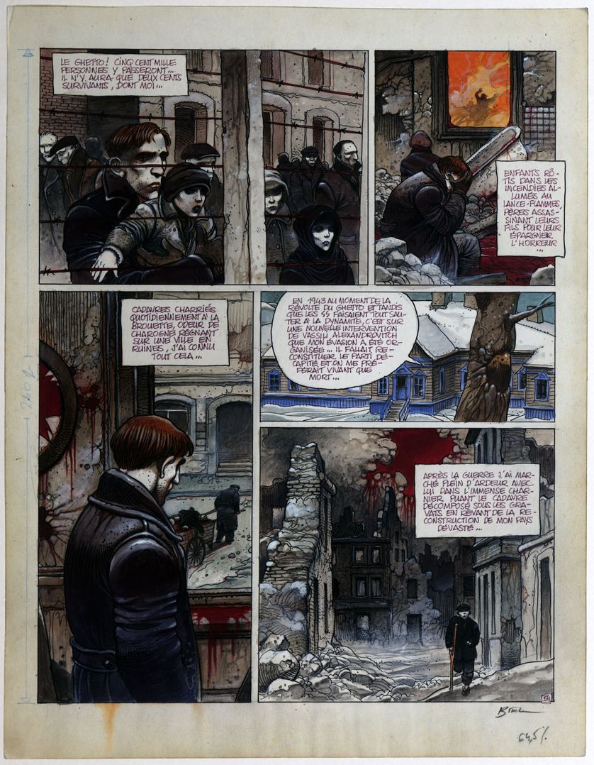 Partie de chasse, d'Enki Bilal (dessinateur) et Pierre Christin (scénariste), Dargaud, 1983, Collection particulière d’Enki Bilal