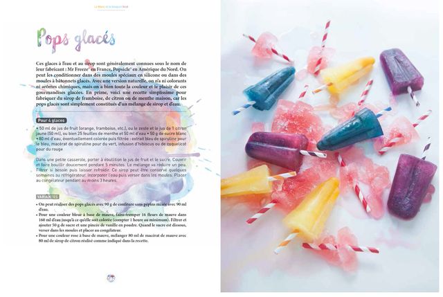 "Cuisiner en couleurs : créer des colorants 100 % naturels" de Sandrine Costantino - photographies et stylisme Marie Laforêt