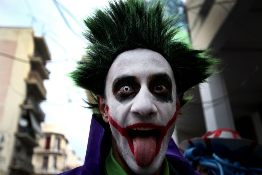 Parade du Carnaval dans les rues d'Athènes, le 19 février 2017