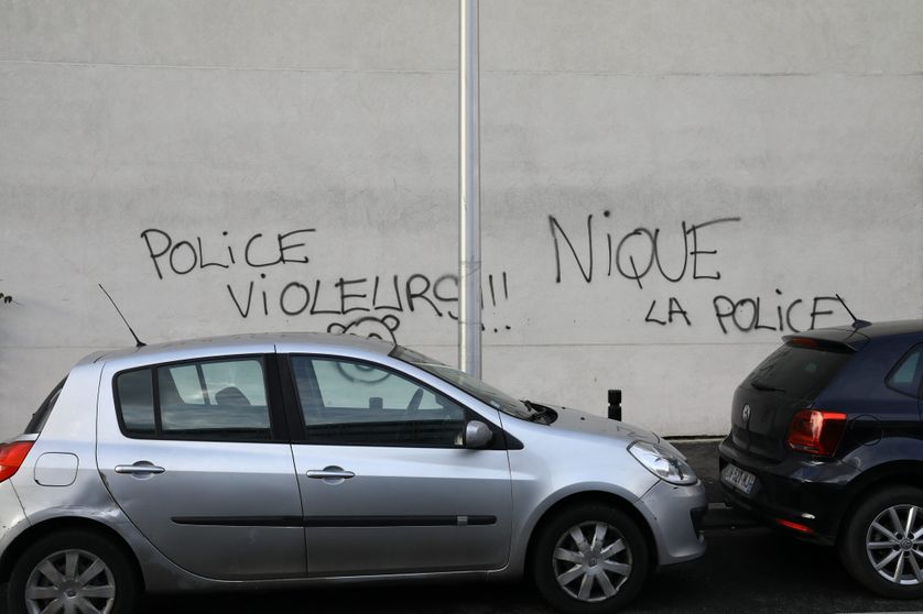 A Aulnay-sous-Bois, sur le chemin d'une manifestation contre les violences policières le lundi 6 février 2017