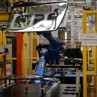 Usine d’assemblage Nissan a Resende au Brésil. Photo prise le 03/02/2015.