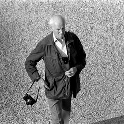 Henri Cartier Bresson à Paris le 21 mai 1981