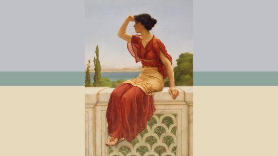 John William Godward (English, 1861 - 1922) The Signal, 1899, Oil on canvas 66 × 45.7 cm (26 × 18 in.), © The J. Paul Getty Museum, Los Angeles