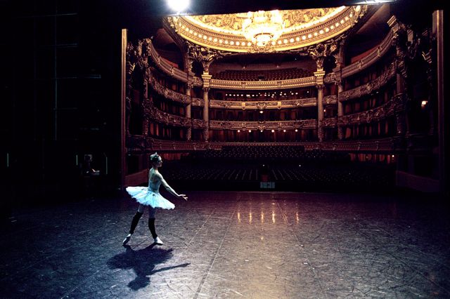 Lucie Mateci pendant le concours annuel.
