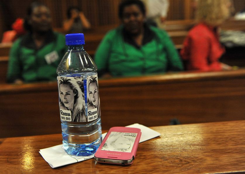 Lors du procès de Pistorius.