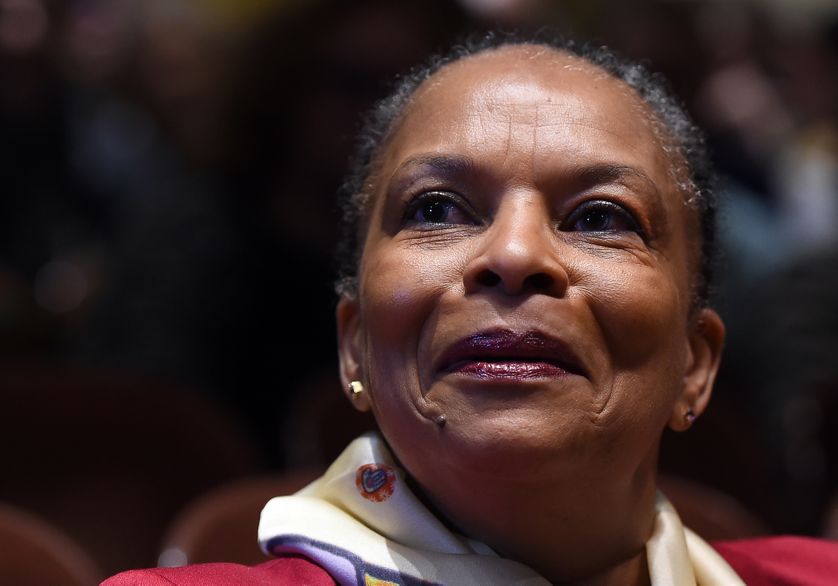Christiane Taubira à la New York University le 29 janvier 2016