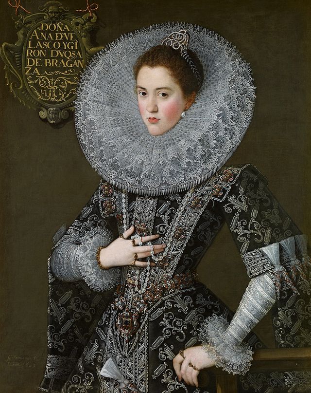 Juan Pantoja de la Cruz - Portrait de Doña Ana de Velasco et Girón