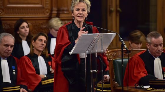 La procureure Eliane Houlette, à la tête du parquet national financier, en janvier 2017 ©AFP - Christphe Archambault