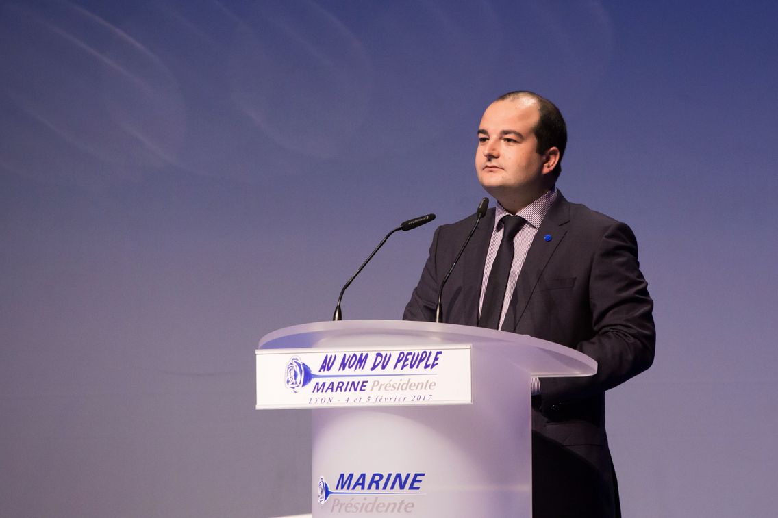 David Rachline lors d'un meeting à Lille