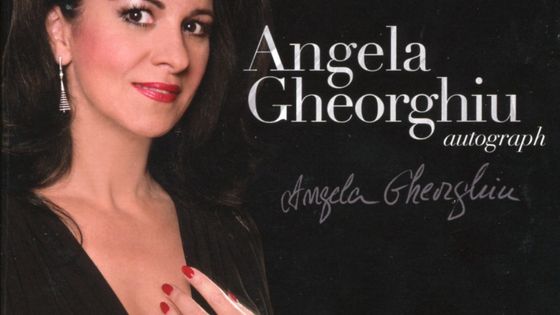 Angela Gheorghiu autograph WARNER CLASSICS