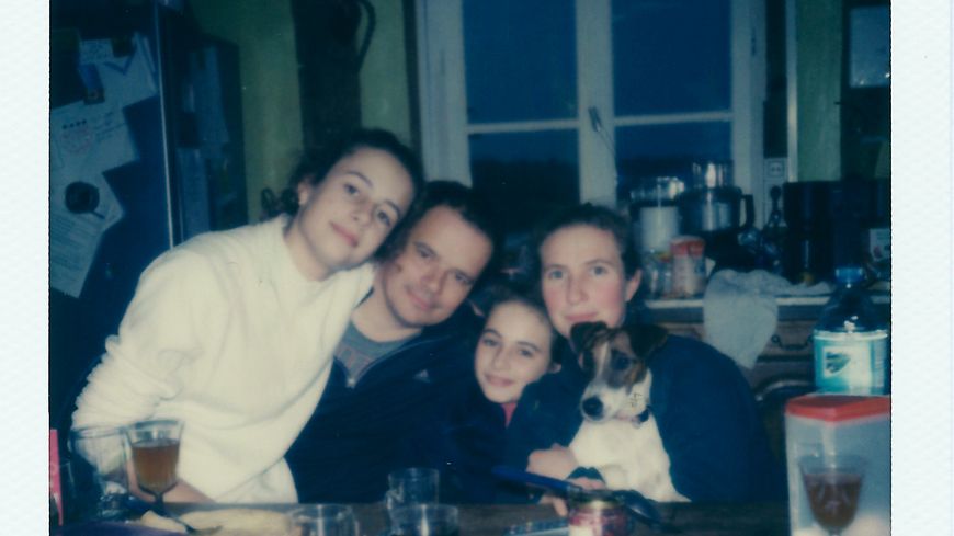 Annabelle, Olivier, Rose et Solange Potel, éleveurs laitier et leurs filles