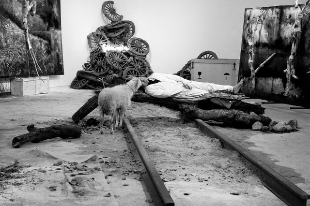 Photo de l’exposition « From Gao Bo to GB : The great Darkness », Pekin