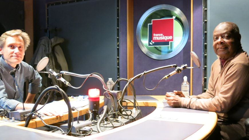 France Musique, studio 142... Philippe Venturini & Emmanuel Dongala auteur de "La Sonate à Bridgewater. Sonata mulattica" éd. Actes Sud