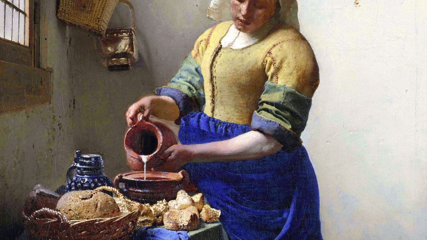 La Laitière, Johannes Vermeer (vers 1658)