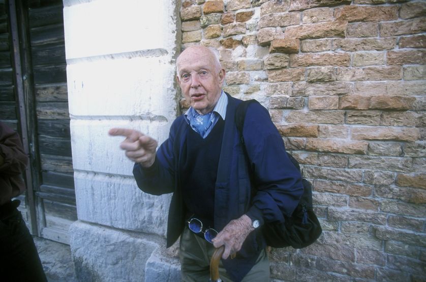 Henri Cartier-Bresson en 1999 à Venise