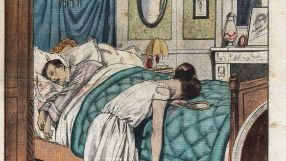 Suicide d'un couple de jeunes mariés à la suite d'un accès de folie de la jeune femme a Suresnes près de Paris. (Illustration "Le Petit Journal" 11/02/1923) ©AFP - Collection privee. ©Lee/Leemage