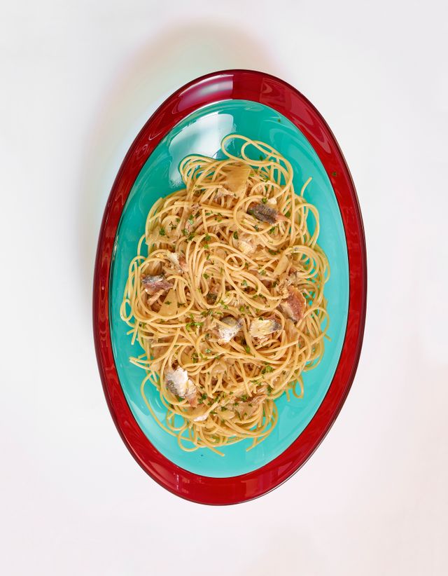 Bigoli in salsa tirée de "Venise gourmande et créative" d'Enrica Rocca