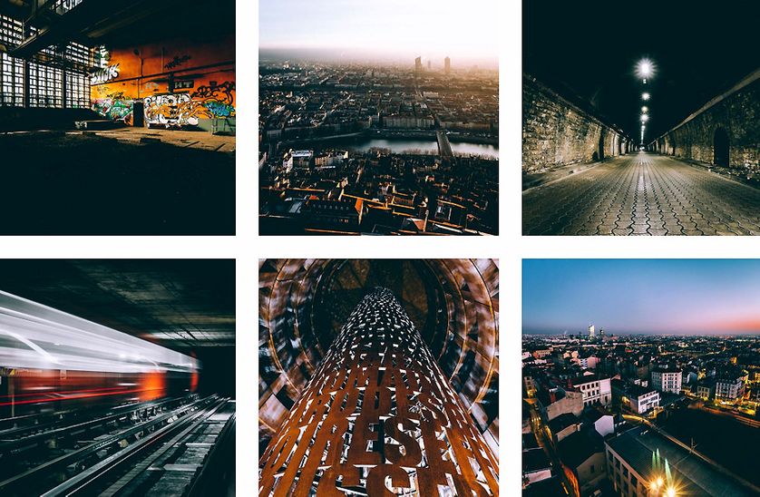 Capture d'écran du compte instagram du photographe Maxime Sirugue