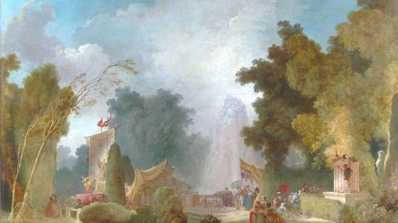 La Fête à Saint-Cloud, toile datée entre 1775 et 1780 - Jean-Honoré Fragonard