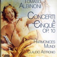 Concerto à 5 en Ut Maj op 10 n°9 - pour 3 violons alto violoncelle et basse continue : 1. allegro