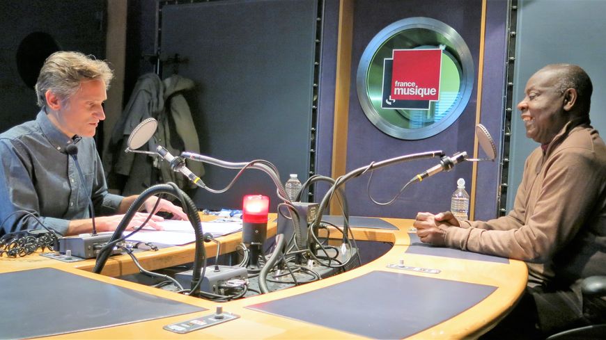France Musique, studio 142... Philippe Venturini & Emmanuel Dongala auteur de "La Sonate à Bridgewater. Sonata mulattica" éd. Actes-Sud