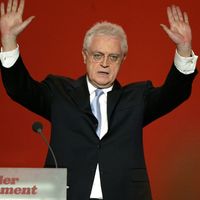 Lionel Jospin le soir du 21 avril 2002