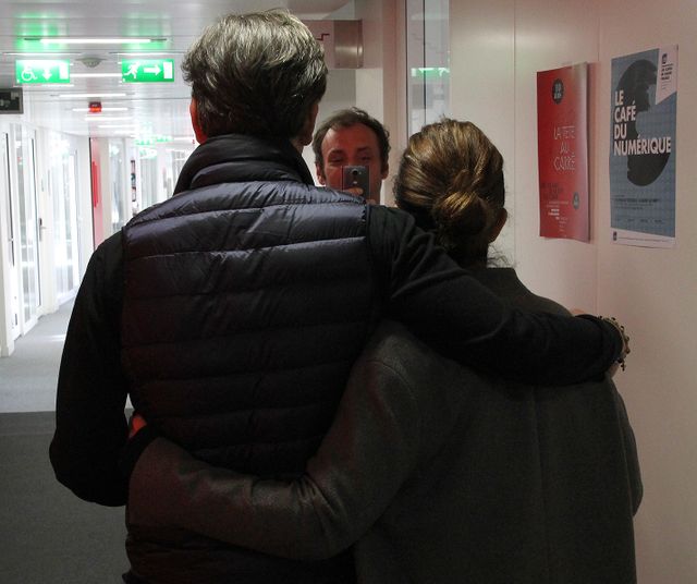 Le moment fan, immortalisé par Augustin Trapenard