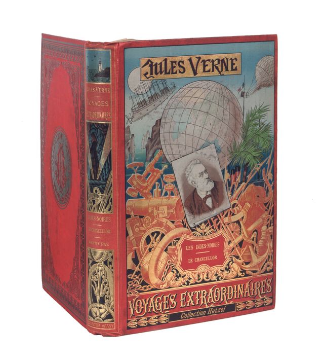 Les Indes noires-Le chancellor : rarissime version de l'ouvrage de Jules Verne (1891)