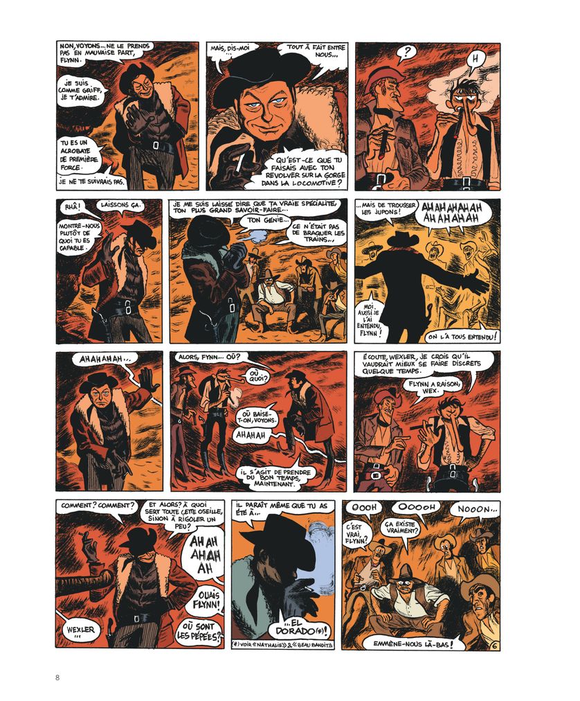 Planche de la BD "Gus, tome 4, Happy Clem" de Christophe Blain, aux éditions Dargaud