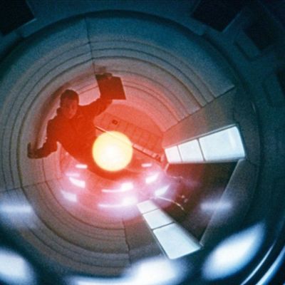 Keir Dullea dans le film de Stanley Kubrick, 2001, l'odyssée de l'espace