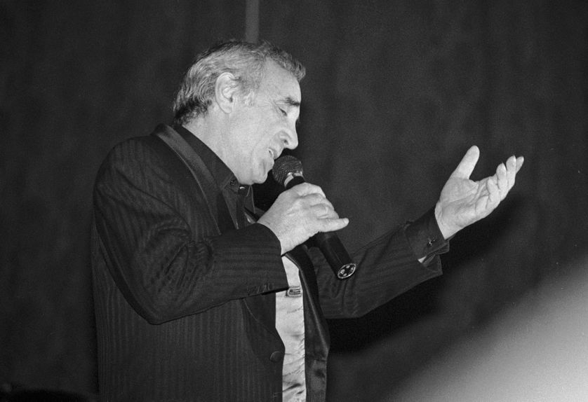 Charles Aznavour en concert à Deauville,1988