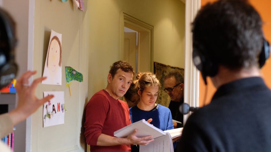 Enregistrement de "Lettre à mon juge" Alexandre Pavloff, le narrateur et Rebecca Marder (lapatiente)