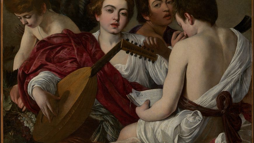 Les musiciens, Caravage, vers 1595