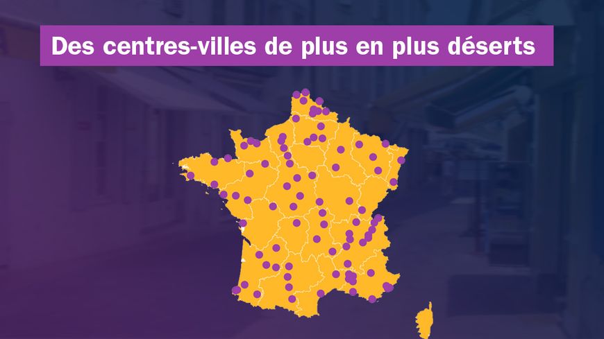 La désertification des centres-villes en France