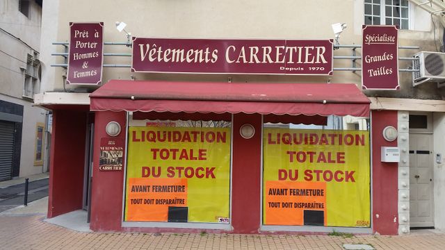 Une enseigne historique, en liquidation, du centre-ville de Cavaillon