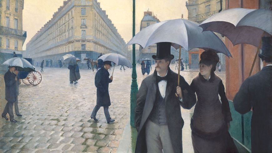 Jour de pluie à Paris, 1877