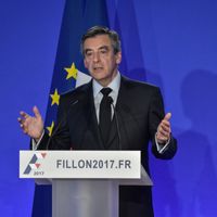 François Fillon lors de sa conférence de presse du 6 février 2017