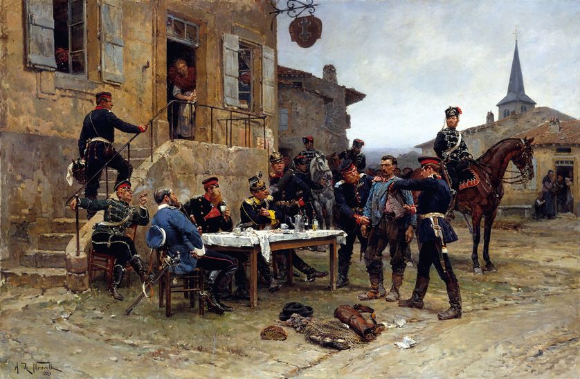 L'Espion, Alphonse de Neuville, 1880