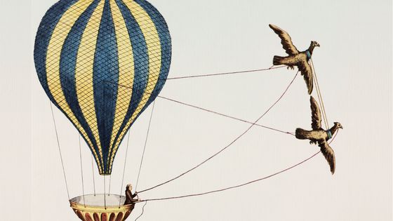 Newest invention - an air balloon being piloted by Adler, 1801 ©Getty - Science & Society Picture Library