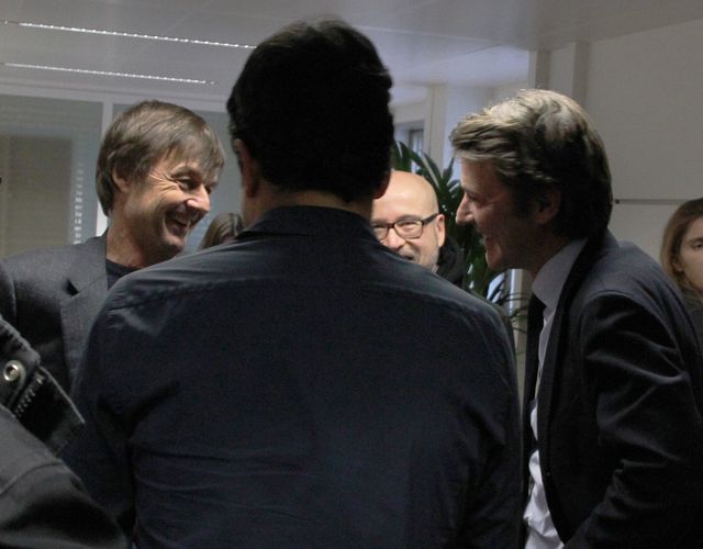 Nicolas Hulot et François Baroin