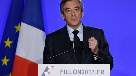 François Fillon, lors de sa conférence de presse du 1er mars 2017. ©AFP - CHRISTOPHE ARCHAMBAULT