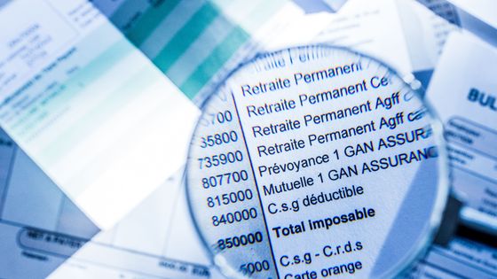 Cotisations sur un bulletin de salaire ©AFP - GARO/PHANIE