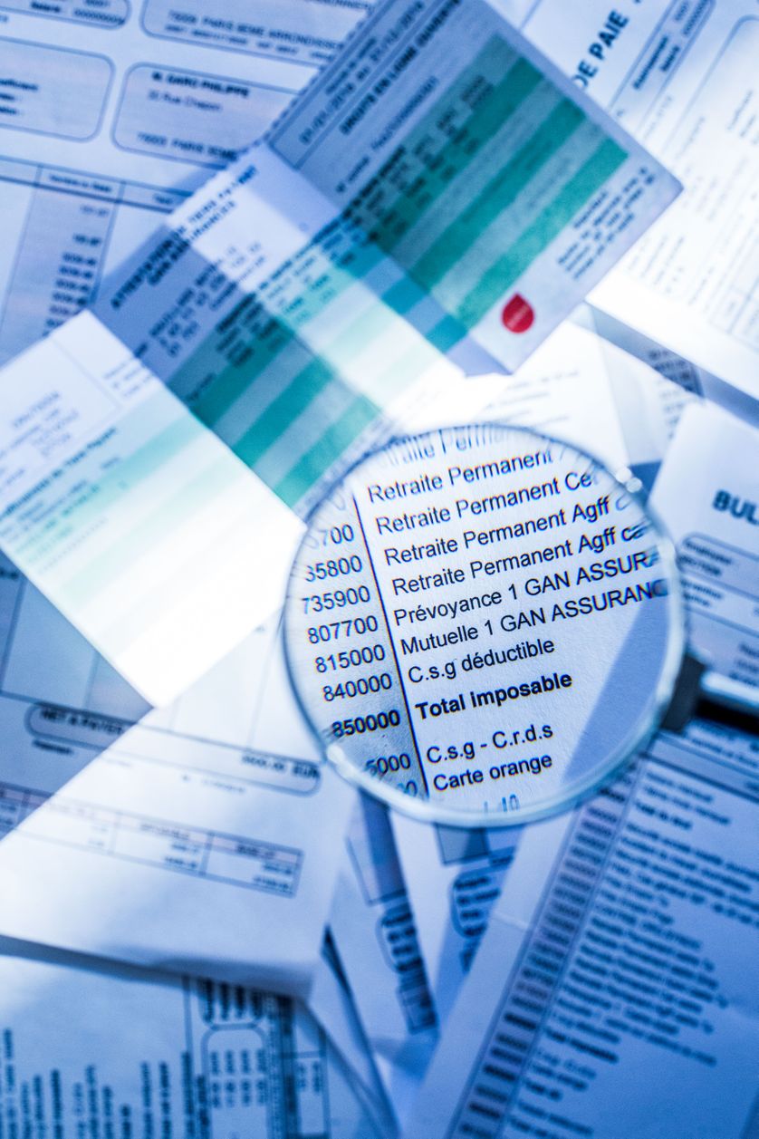 Cotisations sur un bulletin de salaire